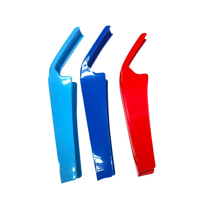 Tricolor Decorative Strips for BMW Kidney Grille: Fits 19-22 New 3 Series & G20 Series
