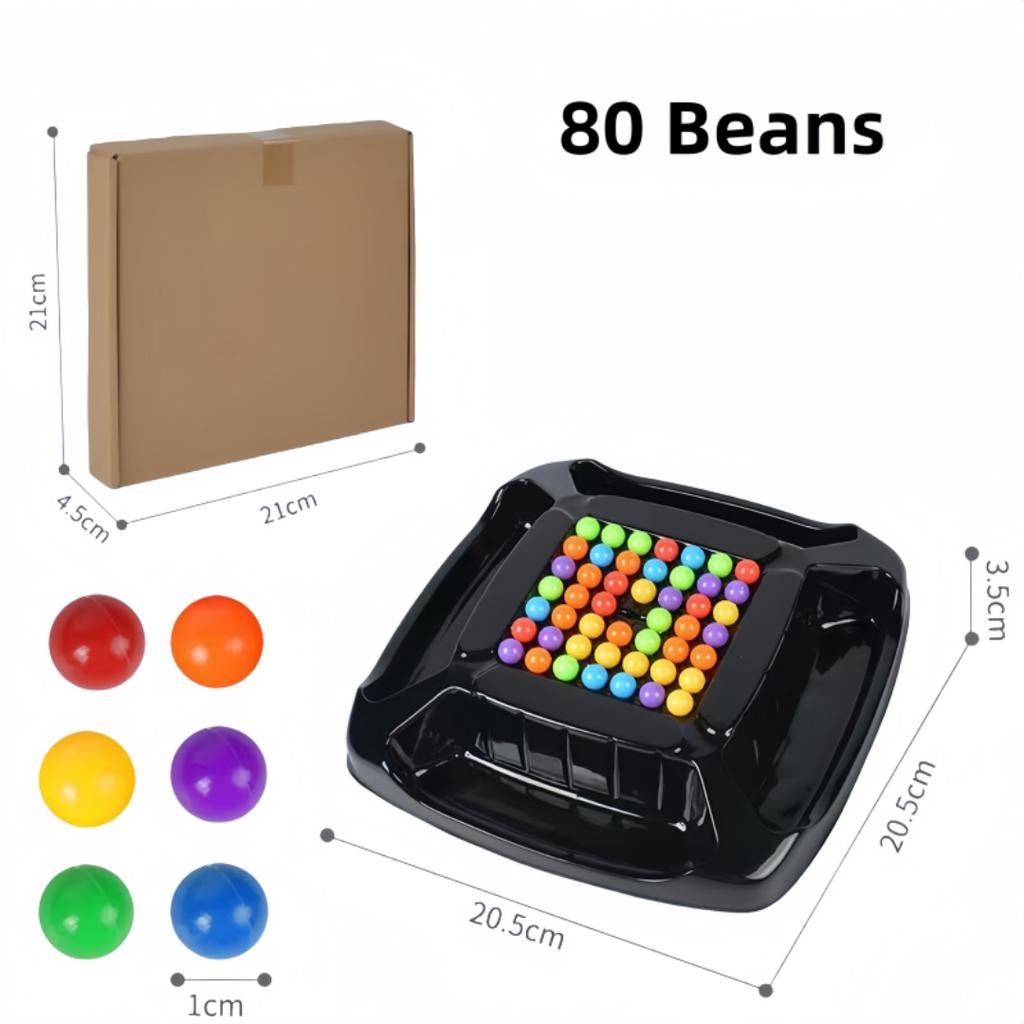 Rainbow Ball Elimination Board Game Kids Educational Toys Parent-Child Interactive Tabletop Puzzle Family Fun Brain Party Games