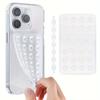 Supporto per telefono con ventosa in silicone, antiscivolo, con impugnatura adesiva, per cellulare, supporto con presa forte per selfie e video.