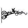 Wall Plant Hanger Metal Coated Wall-mounted Hook Rust-Proof Indoor Outdoor Bracket