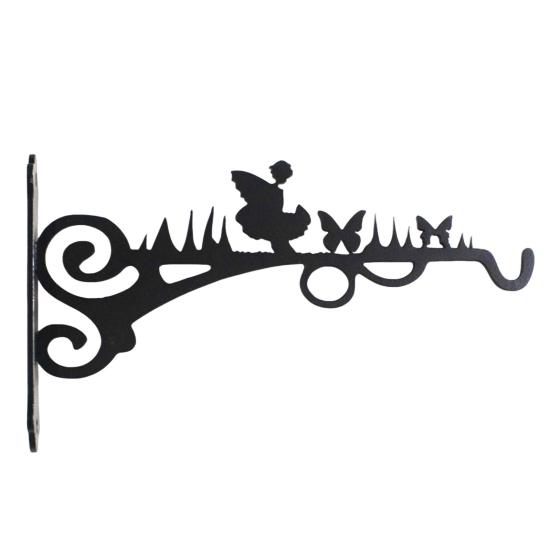 Wall Plant Hanger Metal Coated Wall-mounted Hook Rust-Proof Indoor Outdoor Bracket