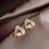 Earrings 2025: Trendy Round Face-Slimming Minimalist Studs - Versatile Korean Style for Influencers