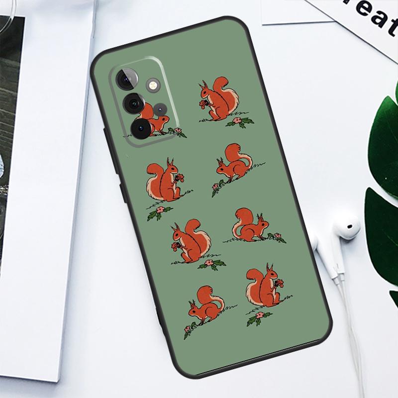 Cute Animal Squirrel For Samsung Galaxy A34 A54 A14 A13 A23 A33 A53 A73 A51 A71 A12 A22 A32 A52 Phone Case