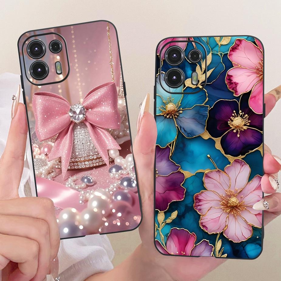For Motorola Edge 20 Lite Case Edge20 Fusion New Luxury Painted Cover Soft Silicone Case For Motorola Edge 20 Pro Edge20 5G Bags