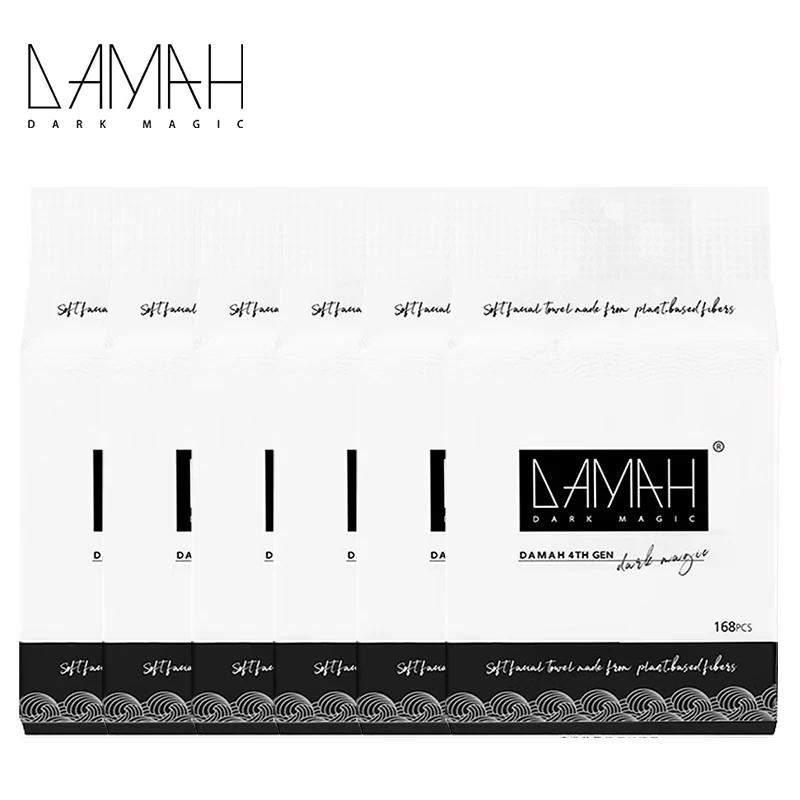 DAMAH DARK MAGIC Wall-Mounted Facial Towels (6-Pack)
