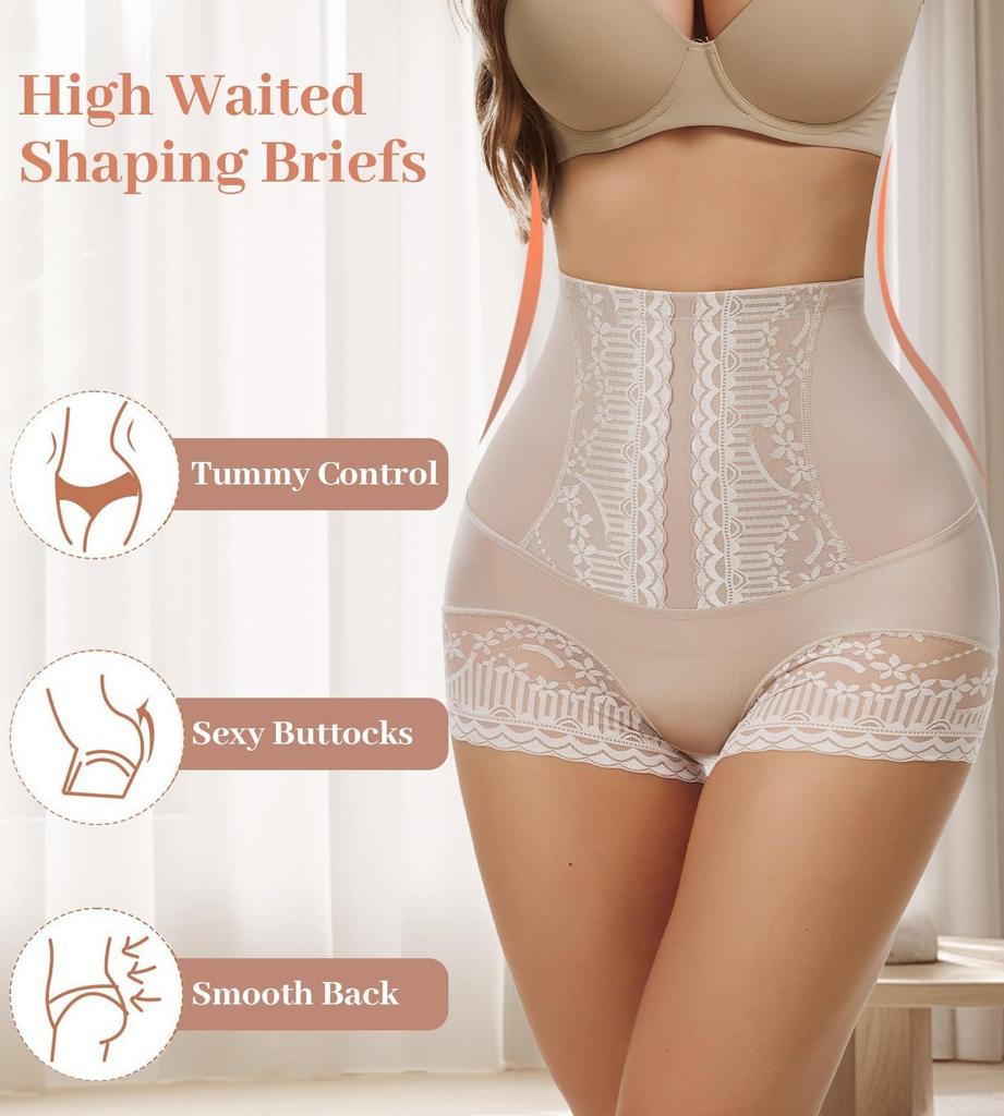 Summer Ice Silk Panties for Women's High Waist Shaping Panties Postpartum Tummy Control Hip Lift Panty Body Shaper Pants