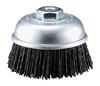 TRUSCO Power Tool Cup Nylon Brush, Abrasive-Resistant Wire, 75, GCB-75GN