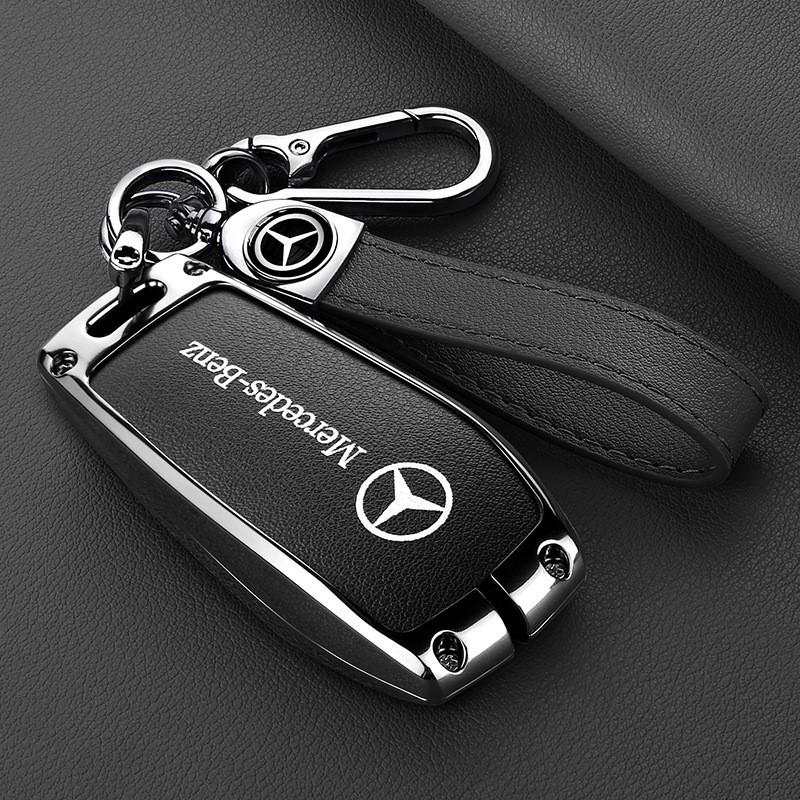 Car Smart Remote Key Case Fob Cover Bag For Mercedes Benz A C E S G Class GLC CLE CLA GLB GLS W177 W205 W213 W222 X167 AMG