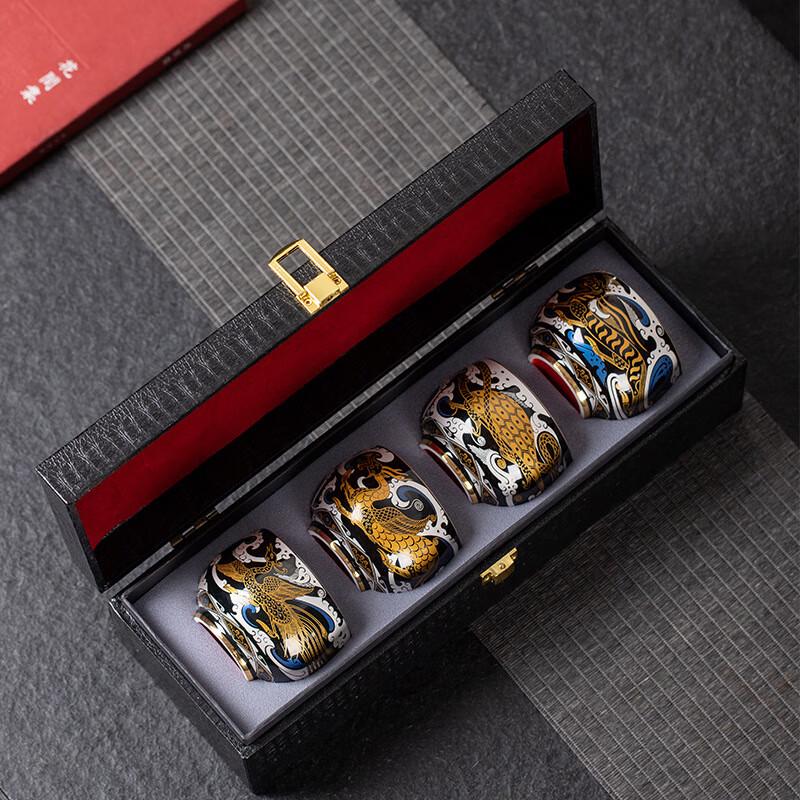 Chaxun Gilded Silver Master Tea Cup Gift Set