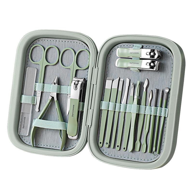 Deluxe Stainless Steel Nail Clipper & Manicure Set