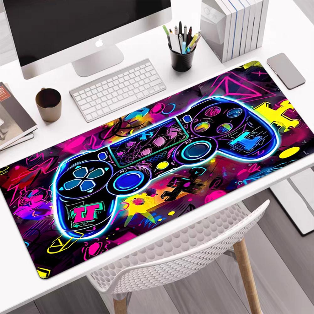 Spielcontroller-Thema Mauspads, Rutschfeste Gummiunterseite, Multifunktionales Büro- & Heimdekor, Perfekt zur Personalisierung des Arbeitsplatzes.