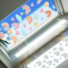 Rainbow stars clouds colorful sunlight static sticker glass window home decoration wall sticker window sticker