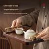 TEAHUE Chinese Style Bamboo & Wood Tea Tray