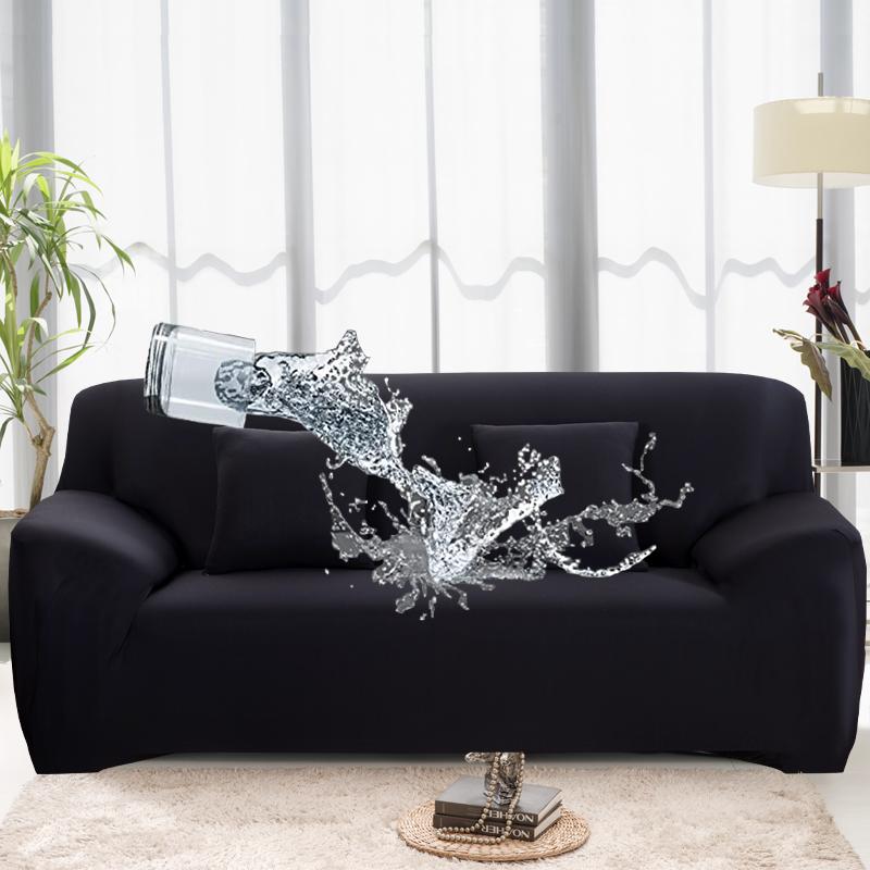 1/2/3/4 Seats Sofa Couch Cover Waterproof Elastic Corner Sofa Covers L Shaped Sofa Slip Cover Protector Bench Cover Thin Fabric
