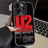Phone Case for iPhone 17 Air 16E 15 16 Pro Max U-U2 Rock Band Cover 14 Plus 13 12 Mini Soft Shell Silicone Fundas