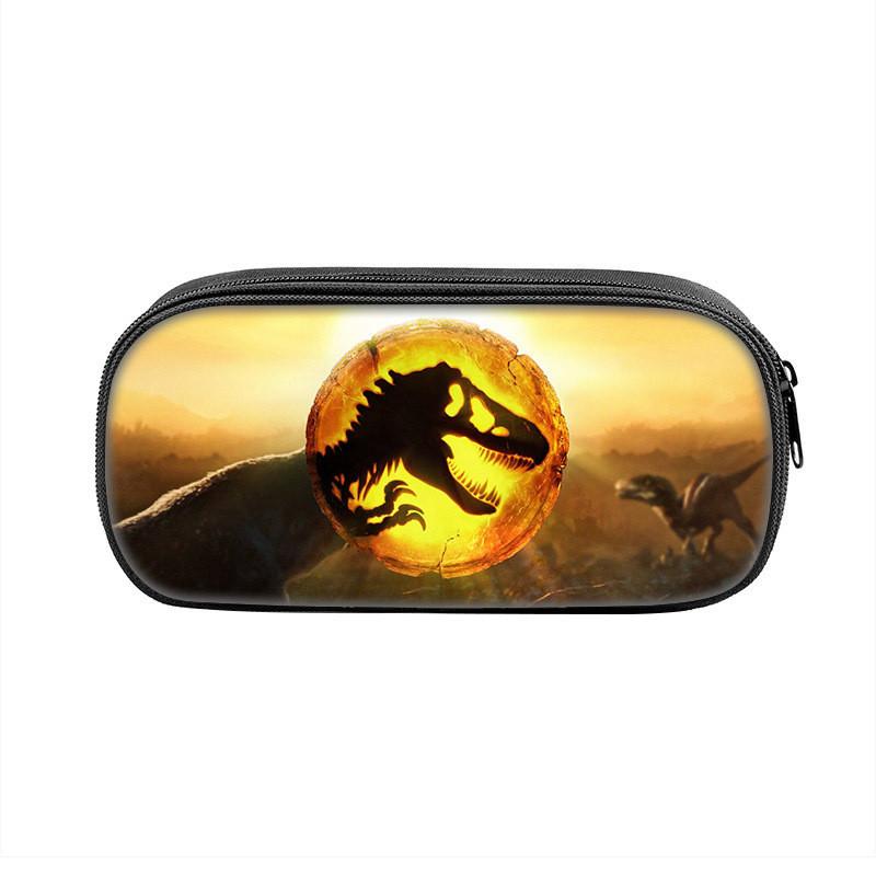 Jurassic World 3 Pencil Case With Nylon Material For Students And Kids