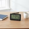 Time/Date/Week/Temperature Electronic Alarm Clock LCD Display Soft Lighting Digital Alarm Clock Plastic 12/24 Hours