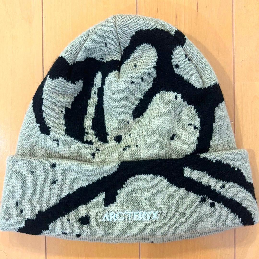 Used [Good condition] Arc teryx Grottotalk Habitat/Black knit hat