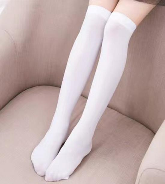 JK Women's and Children's Thin Calf and Over-the-Knee Dance Socks for Spring, Summer, and Autumn