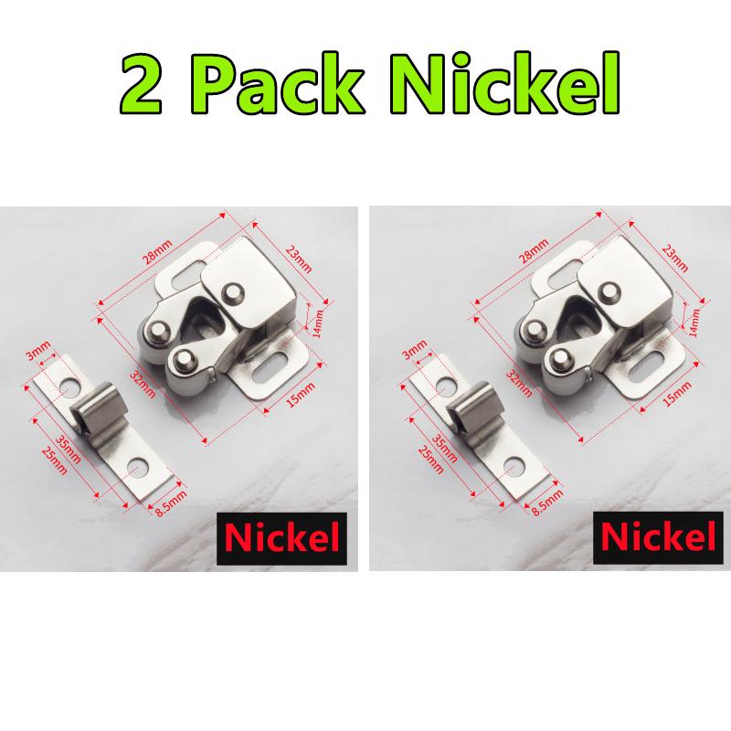 New 10-1Pack Magnet Cabinet Catches Door Stop Closer Stoppers Damper Buffer For Wardrobe Hardware Furniture Fittings Accessories