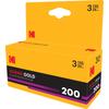Kodak Color Negative Film GOLD 200 35mm 24 Exposures 7518301 3-Pack