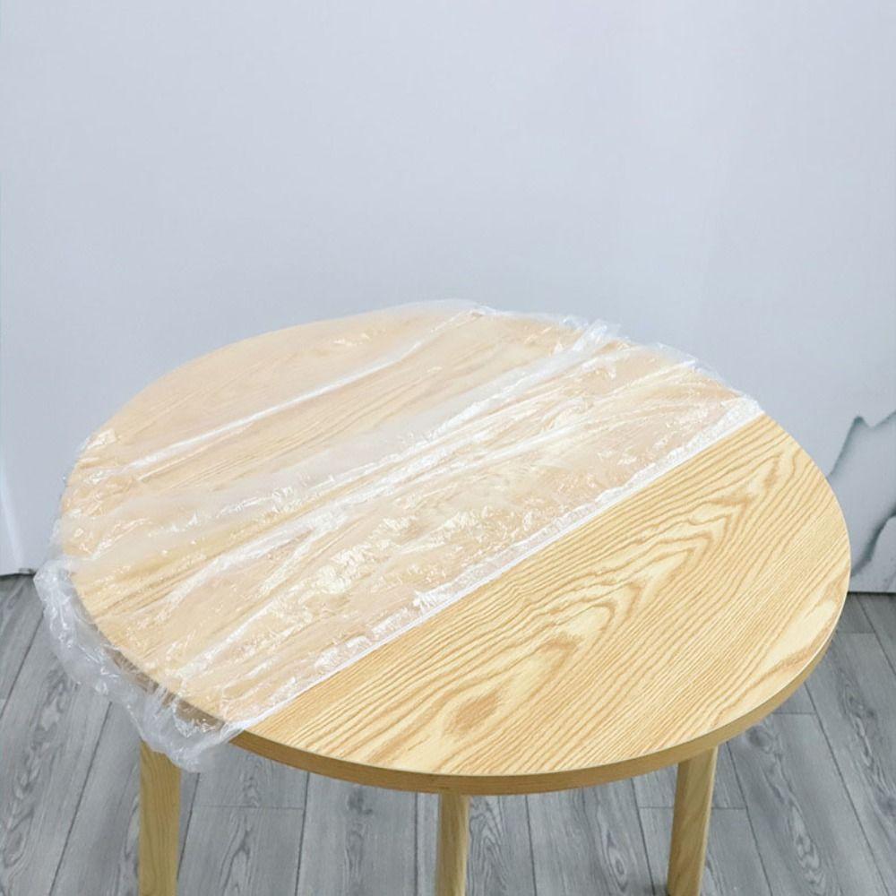 10Pcs/Pack Round/Rectangular Universal Table Cover Elastic Hem Table Protector  Restaurant