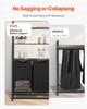 4 Tiers Laundry Sorter Tall Laundry Hamper with Shelves & Hooks 2 Section