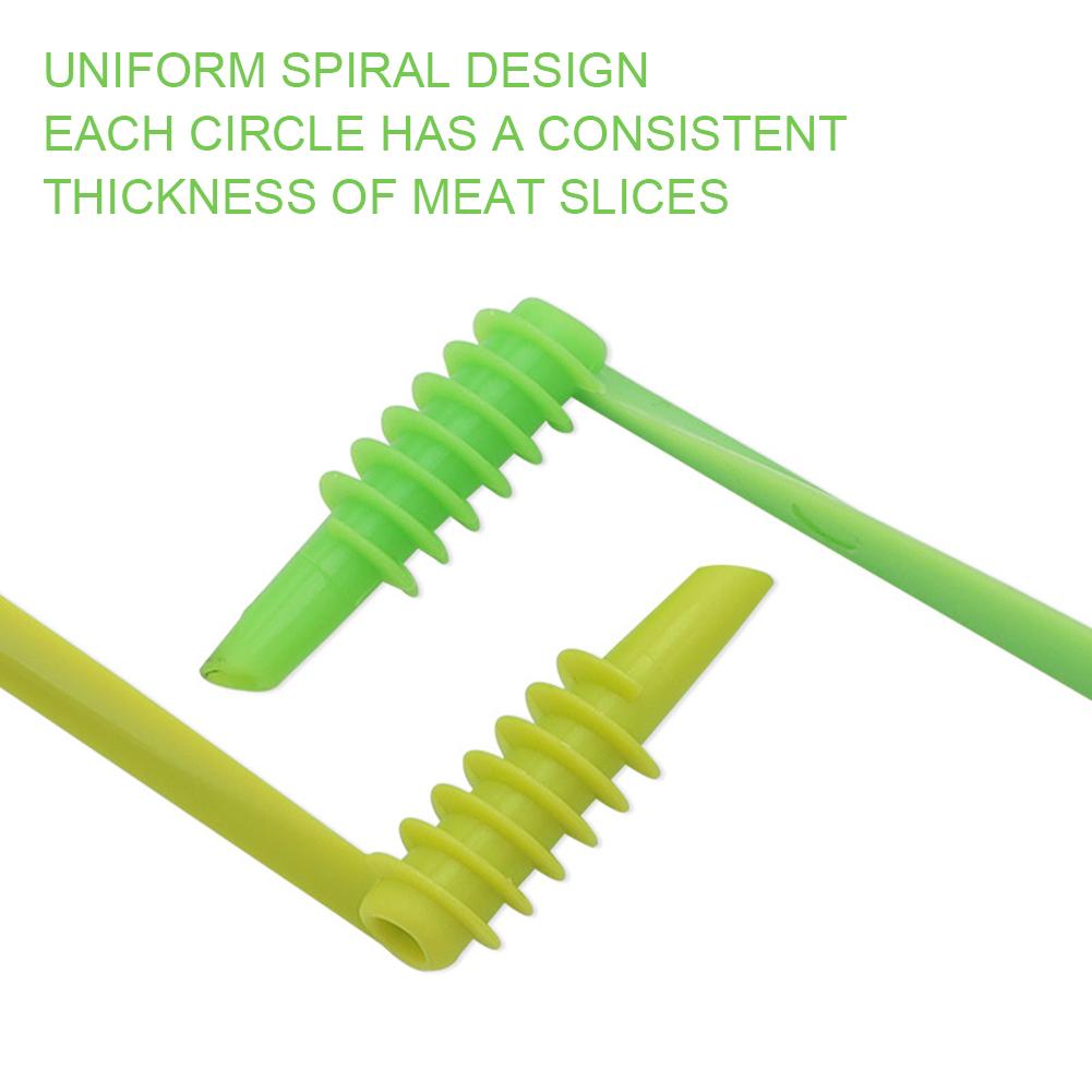 1/2/3pc Spiral Vegetables Slicer,Multifunctional Manual Slicers for Cucumber,Vegetable Spiral Knife Kitchen Gadgets Random Color