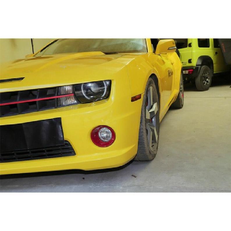 Front Fog Light Lamp Frame Trim Cover Bezels For Chevrolet Camaro 2010-2013 Red