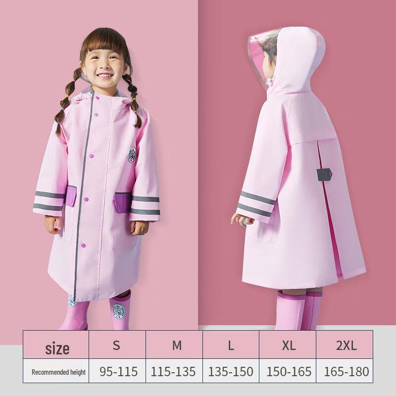 Handun Children s Raincoat with Backpack Slot