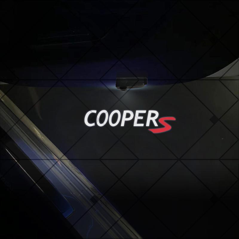 

1/2Pcs For Mini Cooper S JCW ONE Countryman R58 R56 Clubman Logo Car HD Projector Lamp LED Auto Door Welcome Light Accessories 1PCS