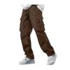 Casual overalls men's summer multi-pocket loose straight pants 0