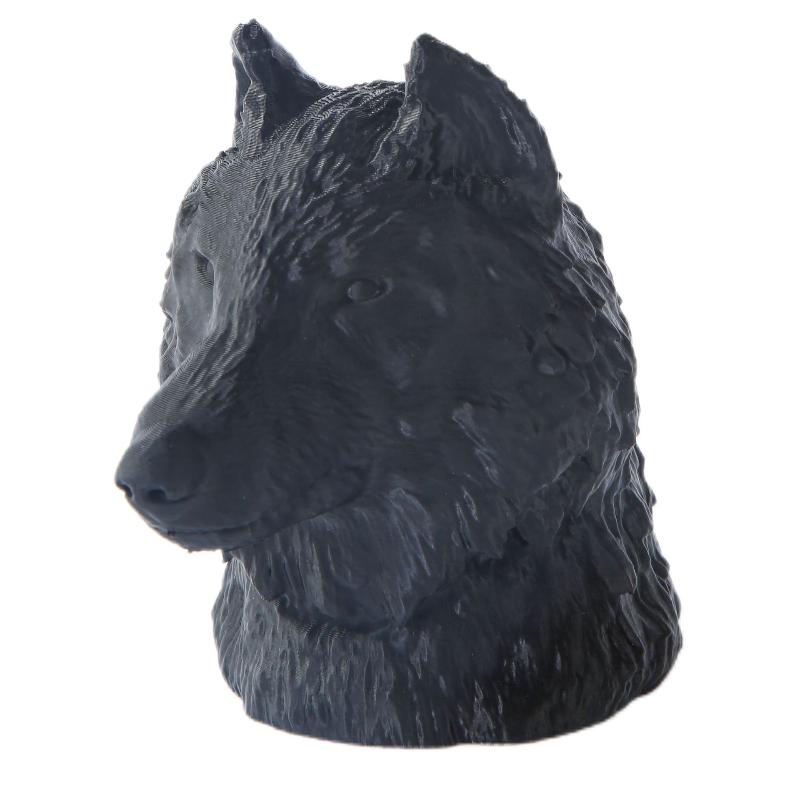 Kryt tažného zařízení s vlčí hlavou Plastová ochranná krytka Dekorativní hák pro tažné koule 3D tištěný Zabraňuje rezivění trubky přijímače