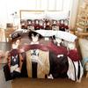 3D Print Anime Dazai Bungo Stray Dogs Bedding Set Bedroom Soft Modern Bedspreads Comefortable Kids Duvet Cover Quilt Pillowcase