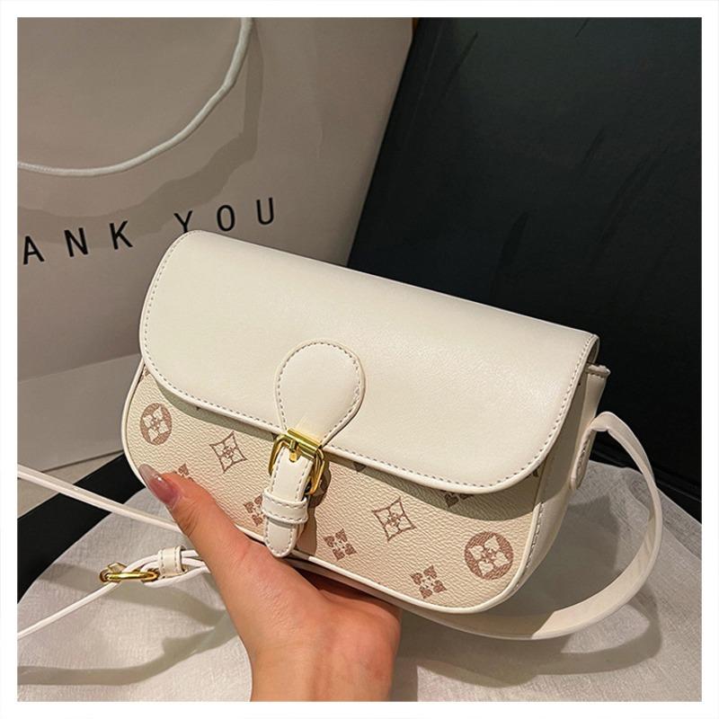 Spring and summer new bag retro printed small square bag fashion explosion popular women's bag shoulder messenger bag