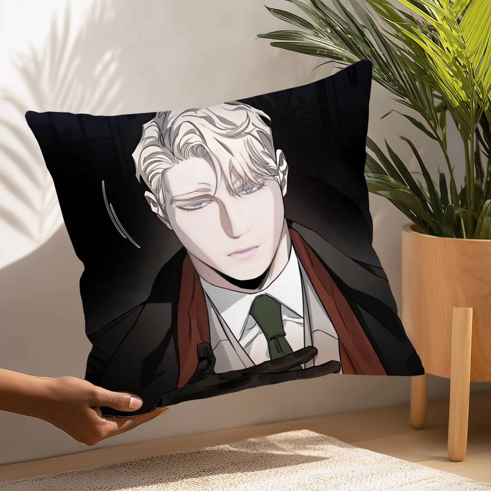 BL M-manhwa Anime Pillow Case Plush Fabric Soft Pillowcase Double Sided Print Cushion Cover Household Gifts