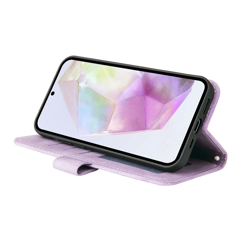 For Samsung Galaxy A36 5G Leather Wallet Cases Skin Touch Phone Cover Stand with Strap