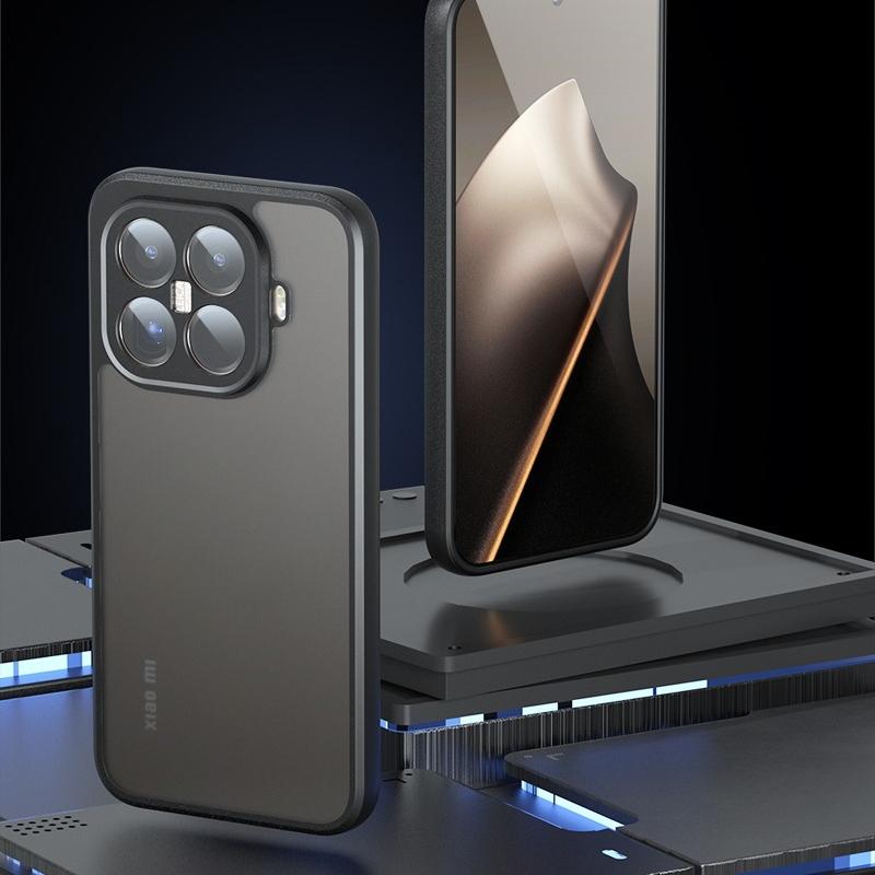 For Xiaomi 15T Pro Case Shockproof Frosted Skin Feel Matte PC+TPU Anti-fingerprint Transparent Cover For Xiaomi Mi 15T