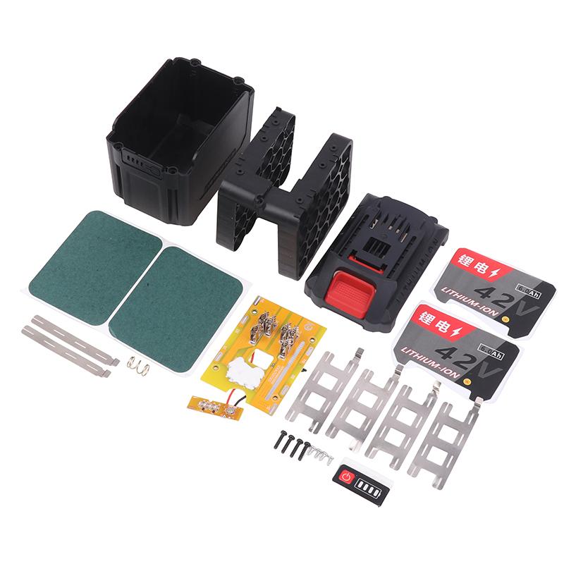Vickers Battery Case Storage Box Shell PCB Charging Board 5/10/15/20 Cores Plastic Battery Case Power Tool Accessories
