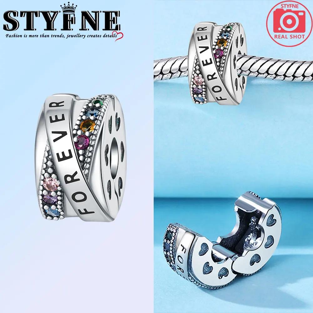 Pink Heart Charms Copper Galaxy Beads Bracelet Making Supplies Diy Handmade Jewelry Birthday Gift For Girls