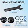 Long Service Life Marine Hydraulic Steering Seal Kit With Corrosion Resistant Aluminum Housing And 16 O Rings
