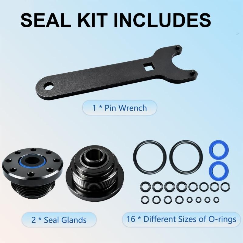 Long Service Life Marine Hydraulic Steering Seal Kit With Corrosion Resistant Aluminum Housing And 16 O Rings