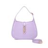Women Shoulder Bags New Fashion Solid Color New Moon Package PVC Jelly Bags Leisure Handheld Bags Small Square Bag Crossbody Bag