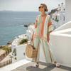 2026 new 3D European and American style large size loose leisure women's summer cross-border fashion seaside vacation beach two-piece set