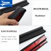 JIDIXIAN Styling Mouldings Rubber Car Door Sill Scuff Plate Entry Guard Trim for Jeep Wrangler TJ 1997-2006