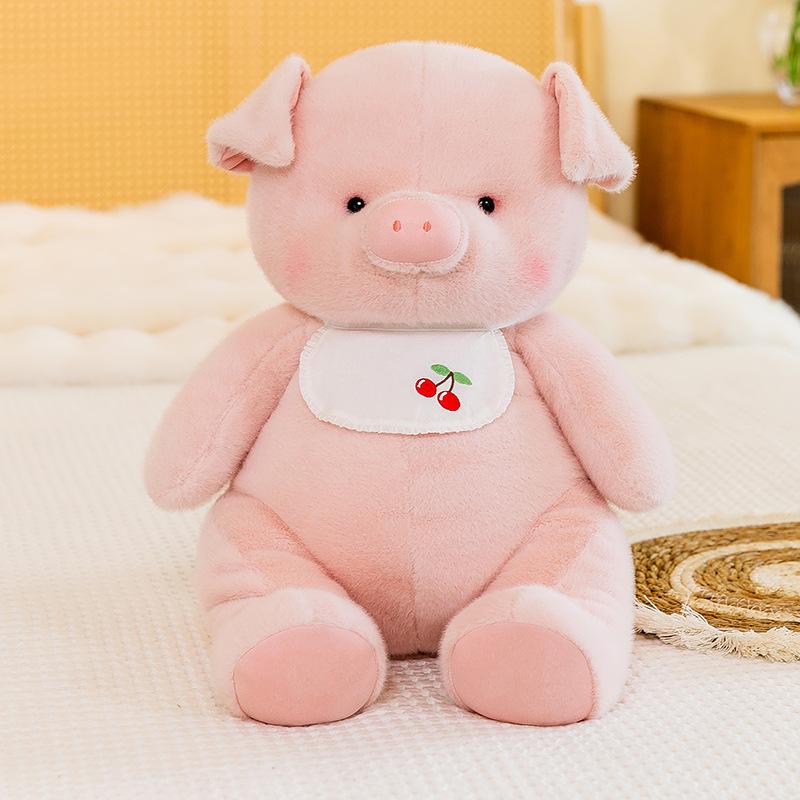 Cartoon Niedliche Plüschtiere für Kinder Tröstendes Braunes Hundekissen Büro Weißes Kaninchen Ornamente Geburtstagsgeschenk