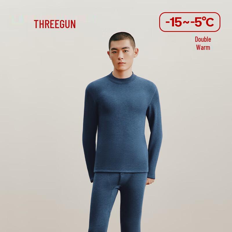 

Sanqiang 480 г Термотоп из мериносовой шерсти с плюшевой подкладкой и высоким воротником 2XL