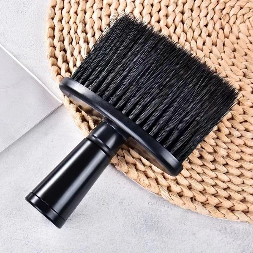 Soft Nylon Bristle Brush: Baby Hair, Beard, and Men's Facial Cleansing Shaving Tool