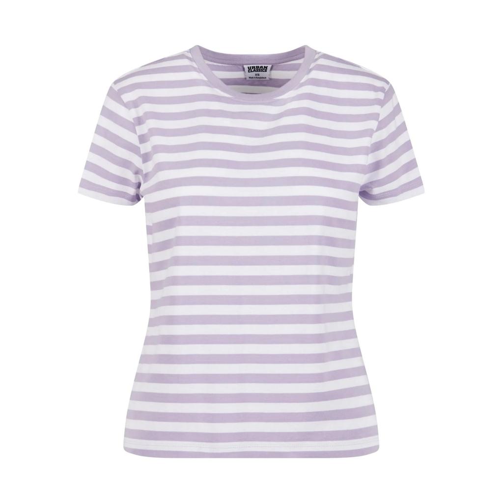 Urban Classics Womens/Ladies Striped Regular T-Shirt