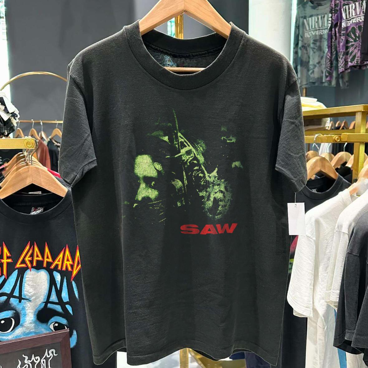 2004 Saw Washed T-Shirt Black L 4XL